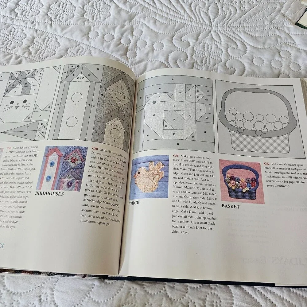 Better Homes & Gardens 501 Quilt Blocks Hardcover Book 1994 Edition